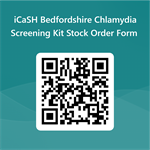 QRCode for iCaSH Bedfordshire Chlamydia Screening Kit Stock Order Form 