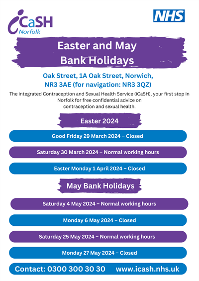 Oak St Easter Opening Hours