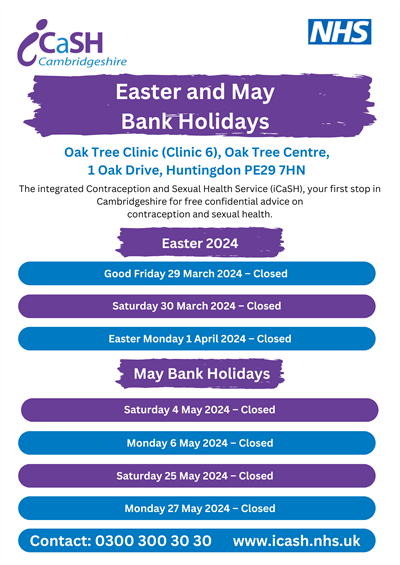 Oak Tree Easter Opening Hours