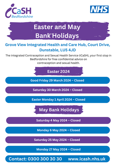 Grove View Beds Easter Opening Hours