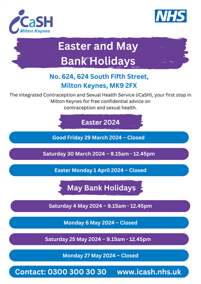 No 624 Easter Opening Hours